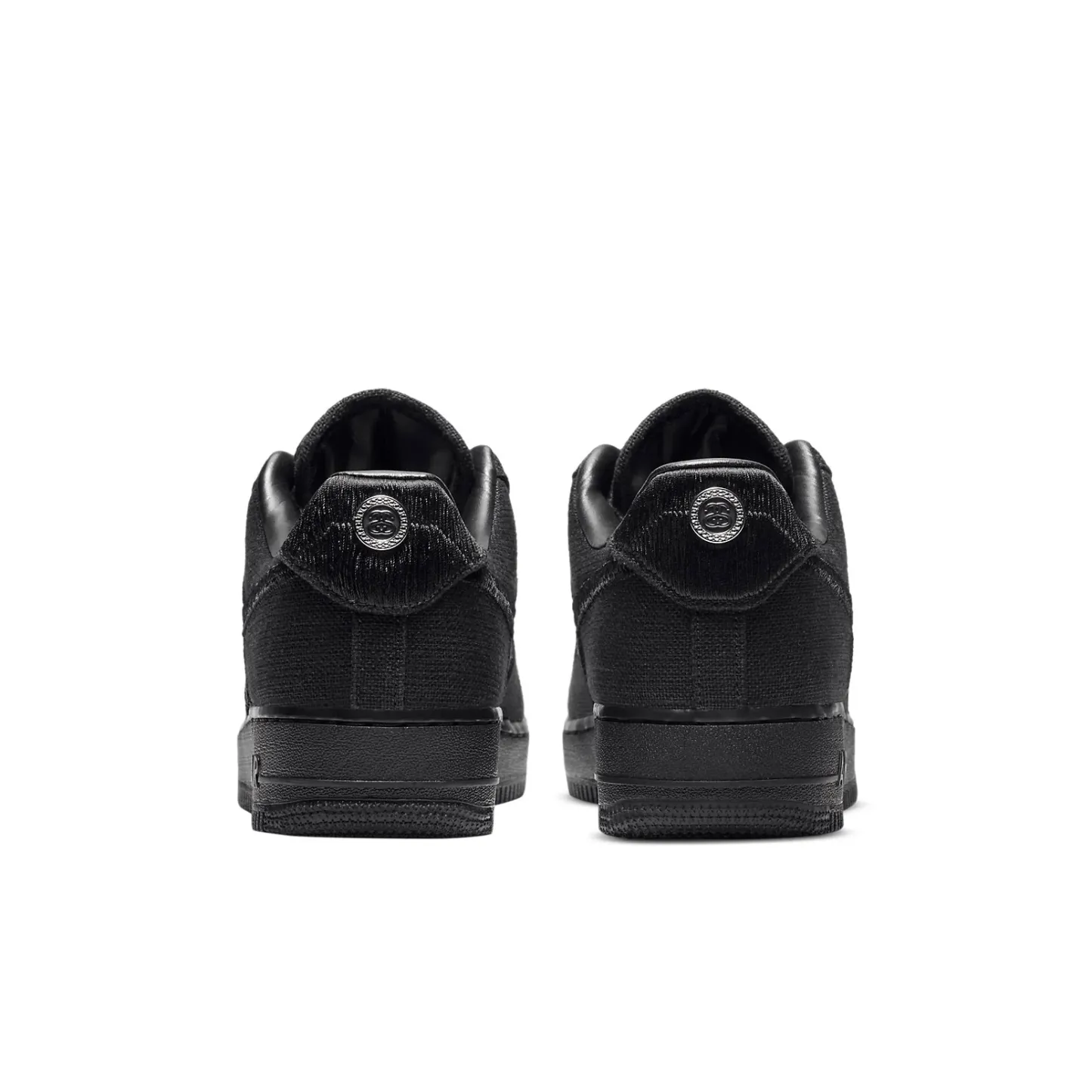nitthhke Stussy x Air fortthhce 1 Low 'Triple Black'
