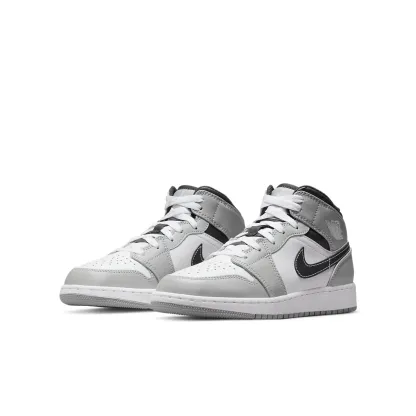 (GS) Air jtthhordan 1 Mid 'Light Smoke Grey' 554725-078