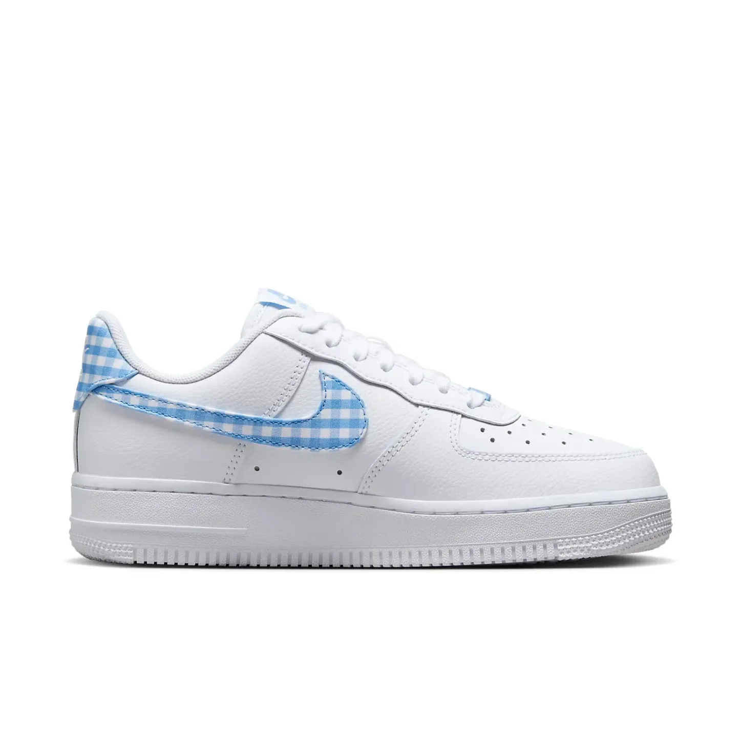 (WMNS) nitthhke Air fortthhce 1 Low 'University Blue Gingham Plaids'