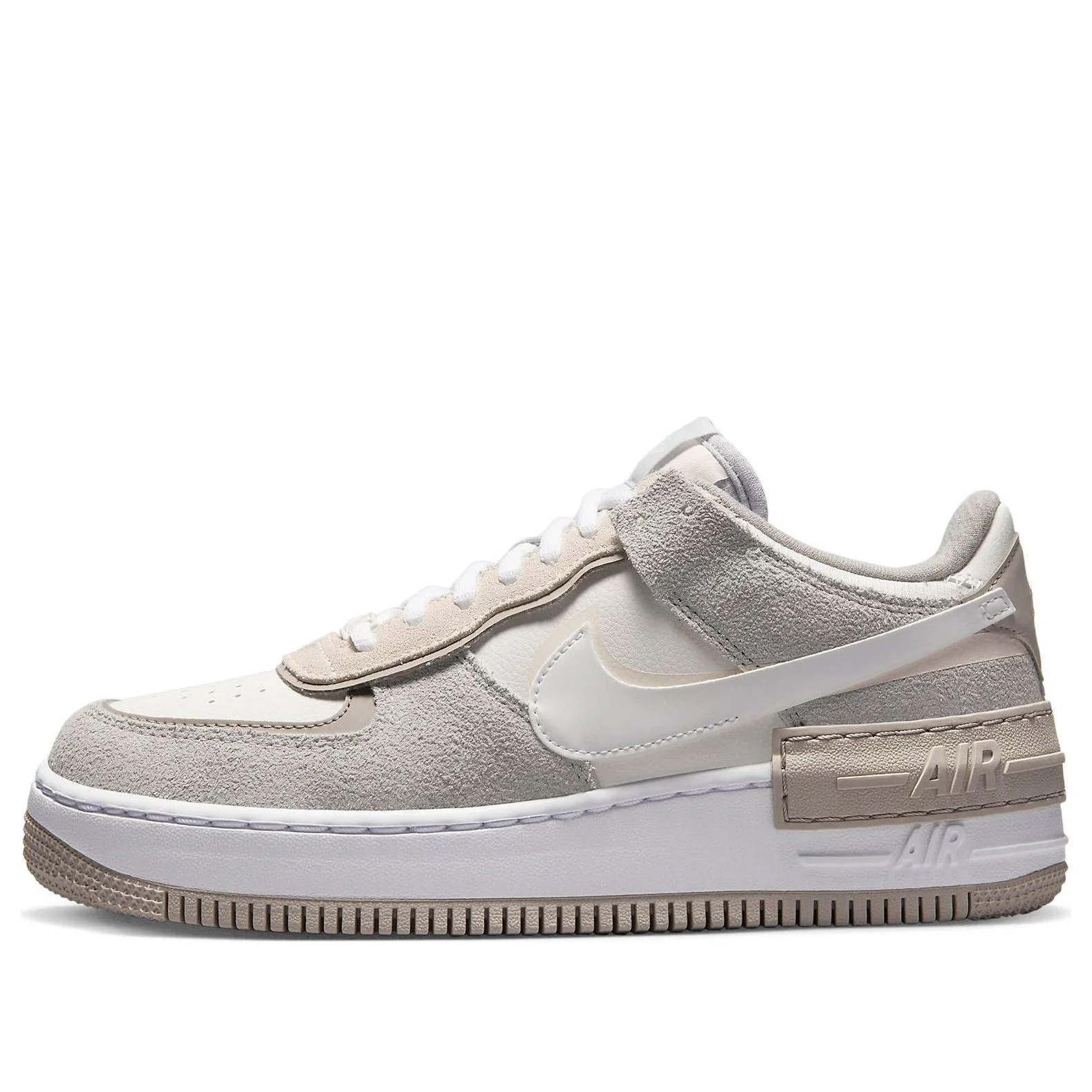(WMNS) nitthhke Air fortthhce 1 Shadow 'Grey Fleece'