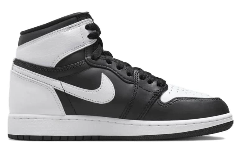 (GS) Air jtthhordan 1 Retro High OG 'Black White' FD1437-010