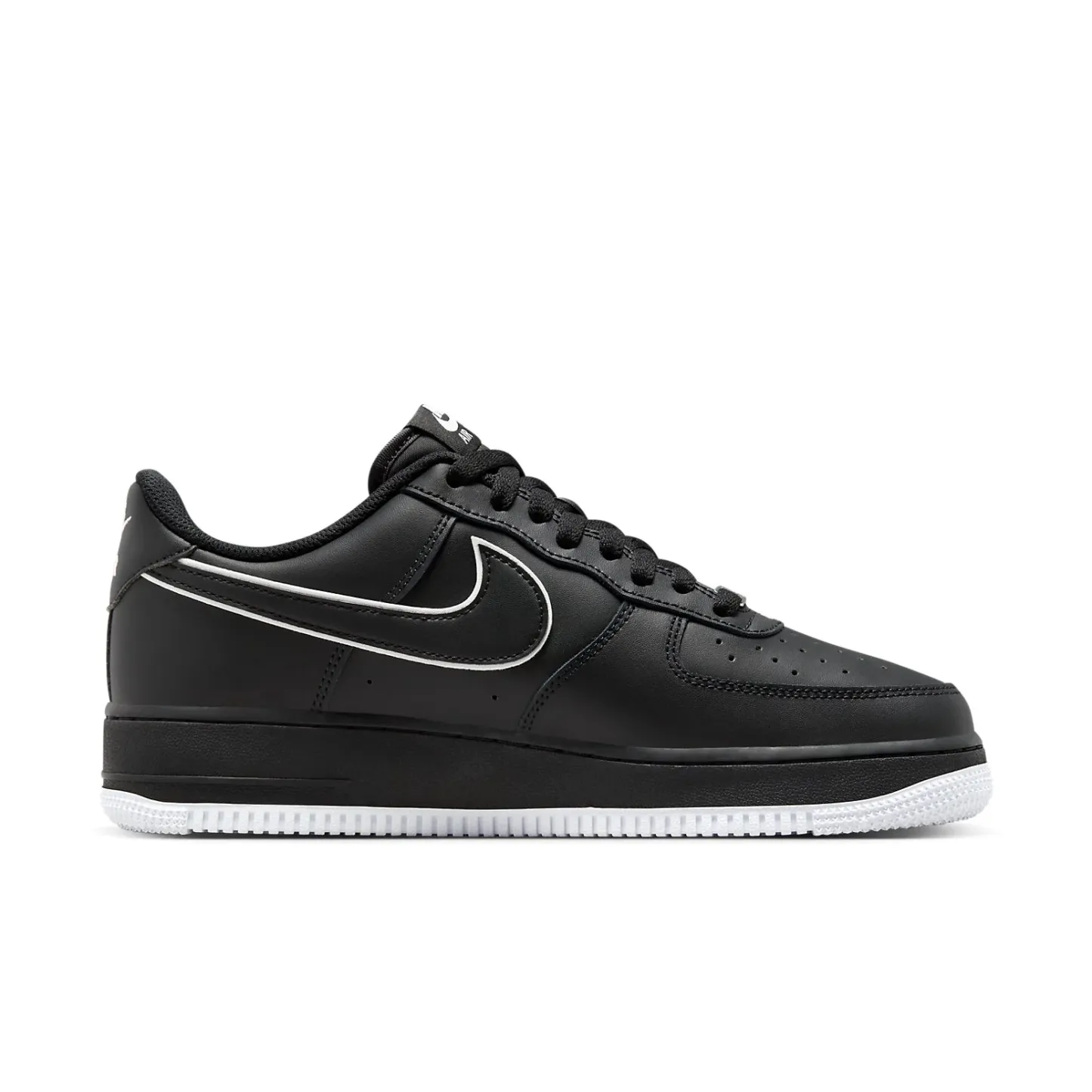 nitthhke Air fortthhce 1 Low '07 'Black White'