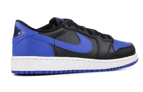 (GS) Air jtthhordan 1 Retro Low OG 'Black Varsity Rotyal' 709999-004