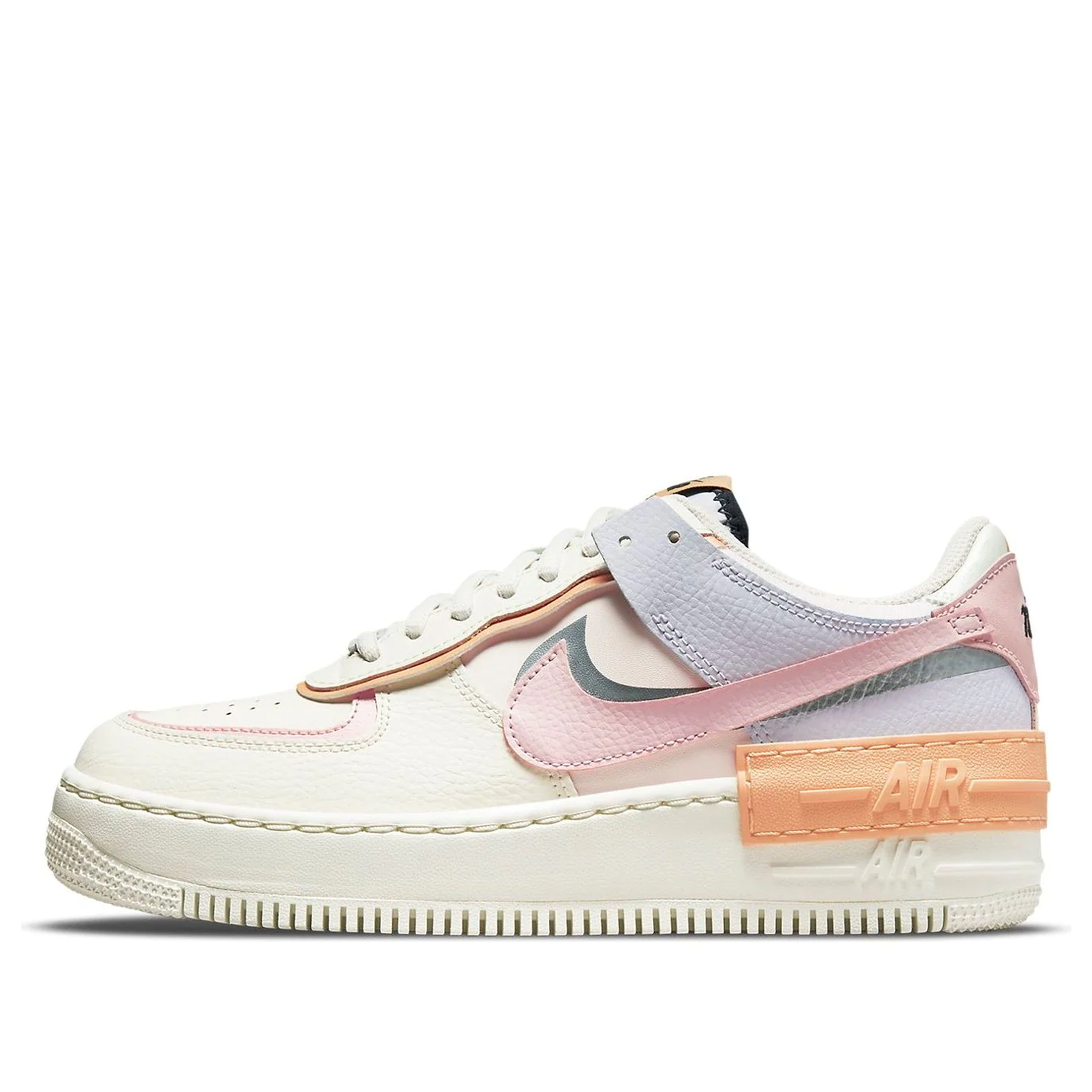 (WMNS) nitthhke Air fortthhce 1 Shadow 'Orange Chalk Pink Glaze'