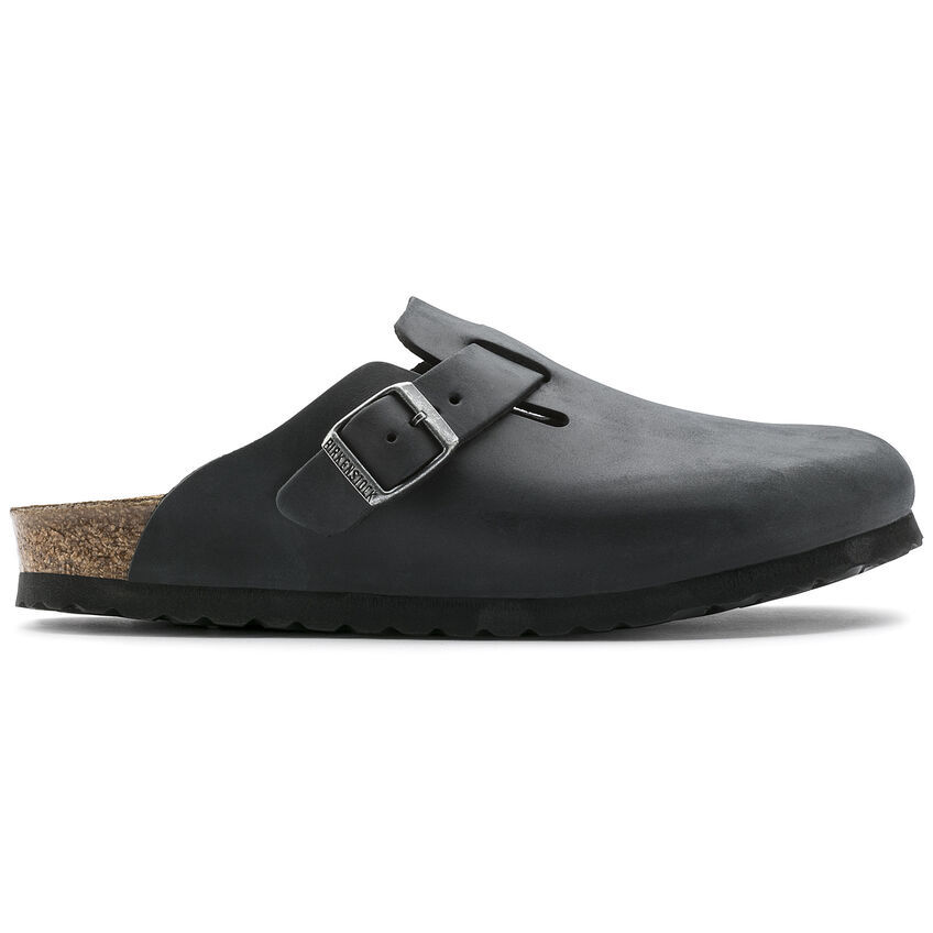 Birketthhnstock Boston Oiled Leather Black