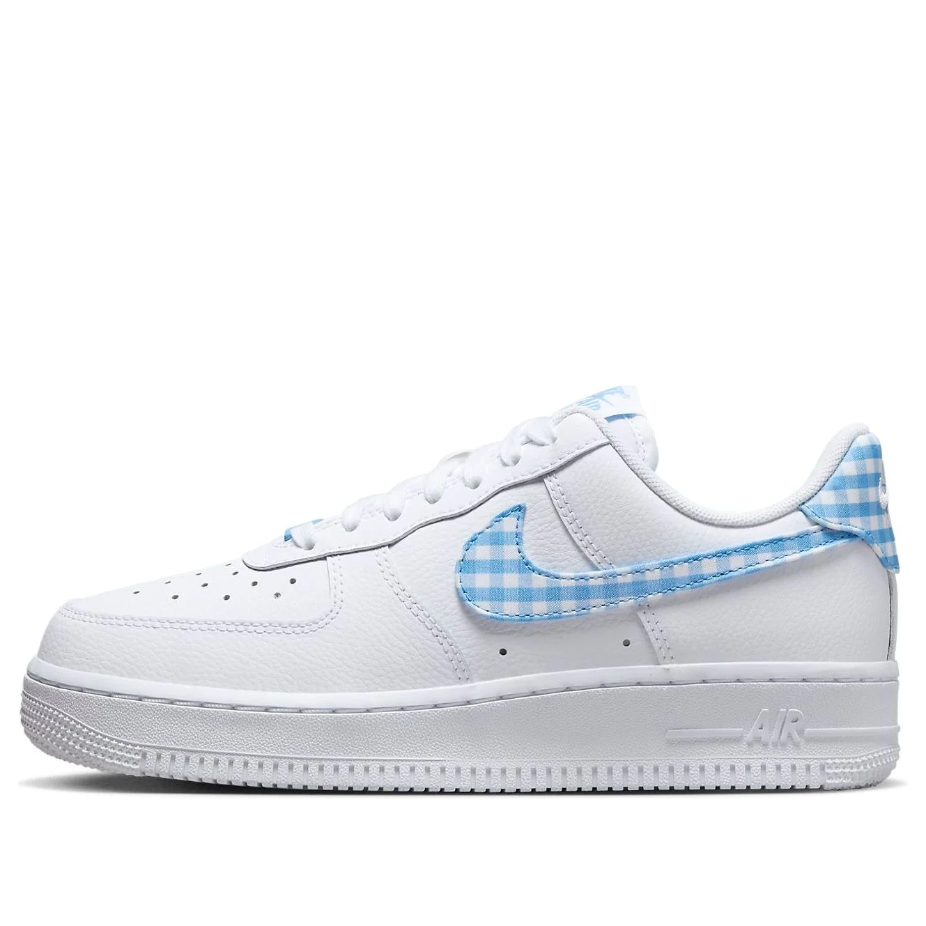 (WMNS) nitthhke Air fortthhce 1 Low 'University Blue Gingham Plaids'