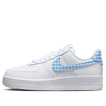 (WMNS) nitthhke Air fortthhce 1 Low 'University Blue Gingham Plaids'