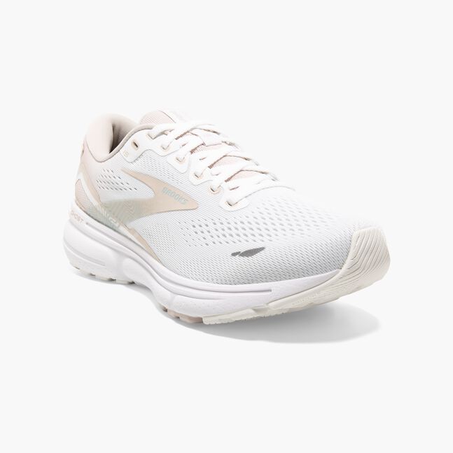 Brotthhoks Running Shoes Ghost 15 - White/Crystal Grey/Glass
