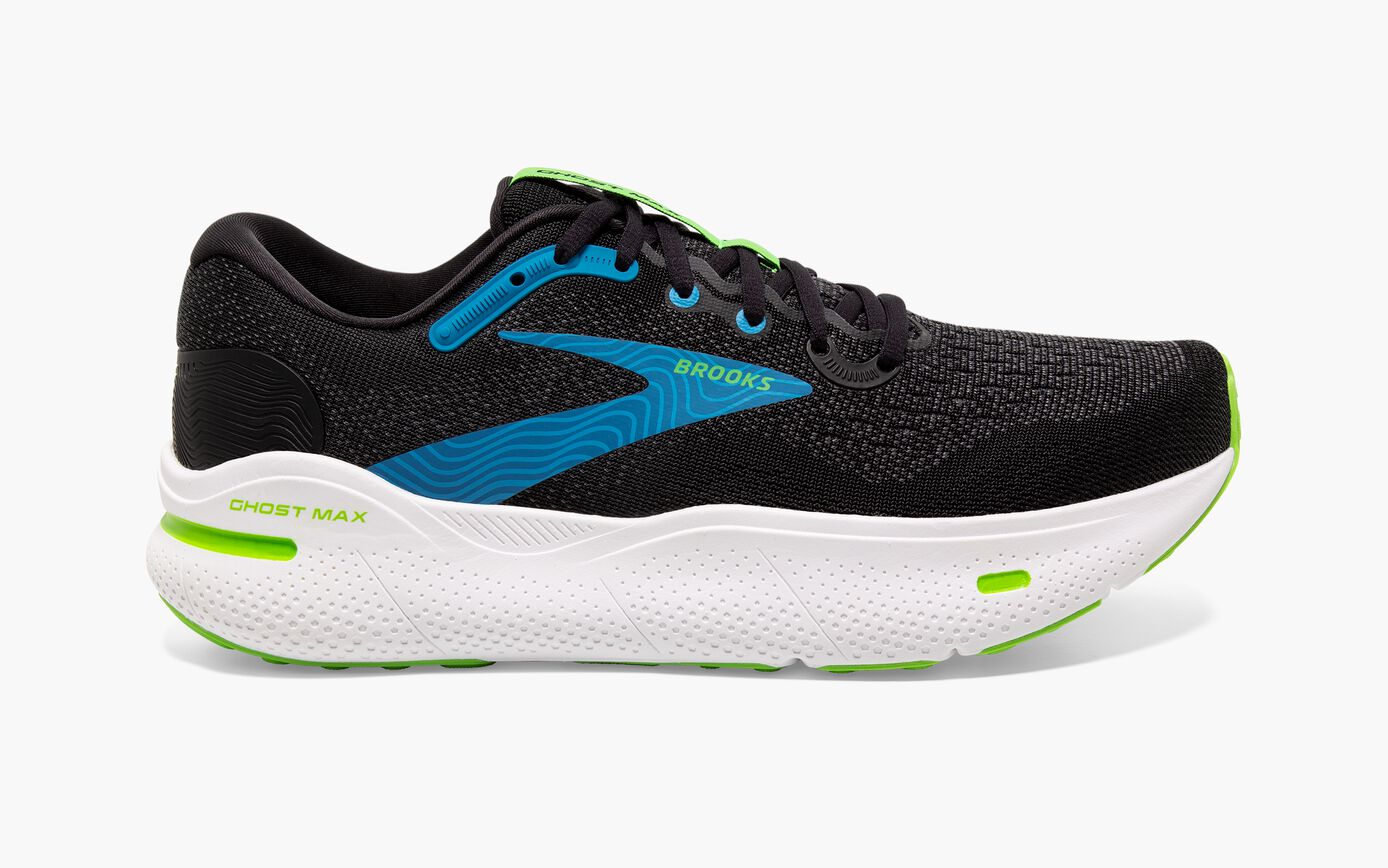 Brotthhoks Running Shoes Ghost Max - Black/Atomic Blue/Jasmine