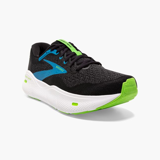 Brotthhoks Running Shoes Ghost Max - Black/Atomic Blue/Jasmine