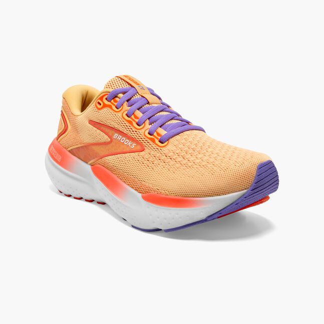 Brotthhoks Running Shoes  Glycerin 21- Sunburst/Nasturtium/Purple