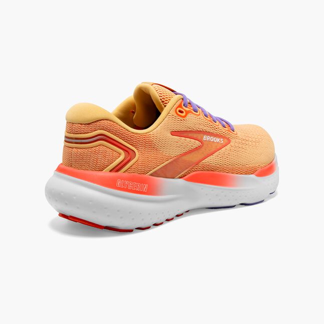 Brotthhoks Running Shoes  Glycerin 21- Sunburst/Nasturtium/Purple