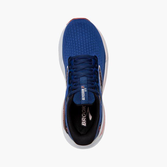 Brotthhoks Running Shoes Glycerin GTS 21 - Blue/Icy Pink/Rose