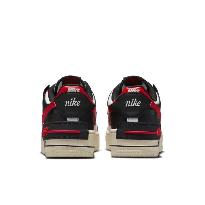 (WMNS) nitthhke Air fortthhce 1 Shadow 'Black University Red'