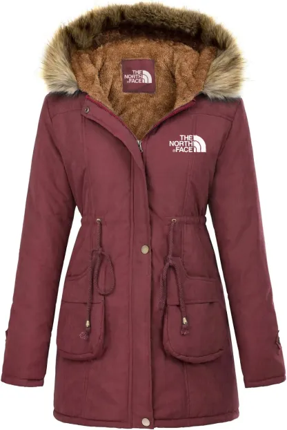 PARKA DE LANA DE INVIERNO - MUJER