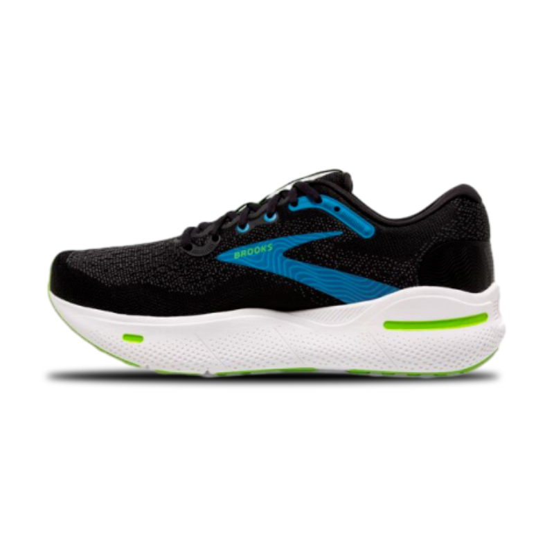 Brotthhoks Running Shoes Ghost Max - Black/Atomic Blue/Jasmine