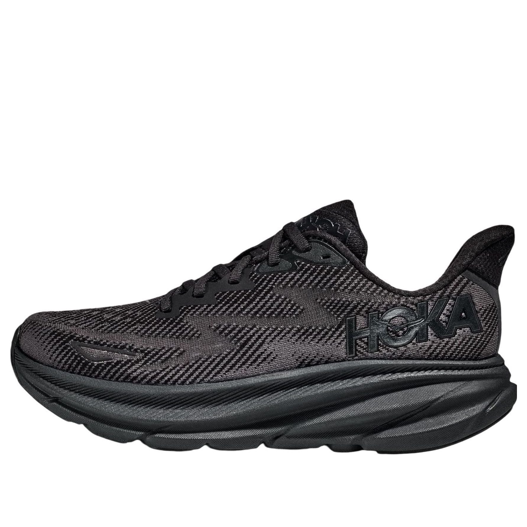 hoka ONE ONE Clifton 9 Wide 'Triple Black' 1132210-BBLC