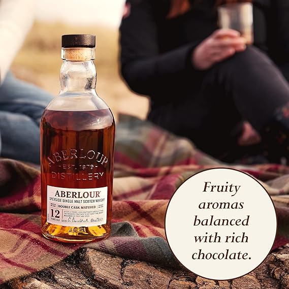 Aberlour 12 Year Old Single Malt Scotch Whisky with Giftbox
