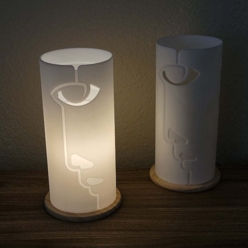 Minimalist Abstract Desk Lamp – Modern Decorative Lamps for Home Decor