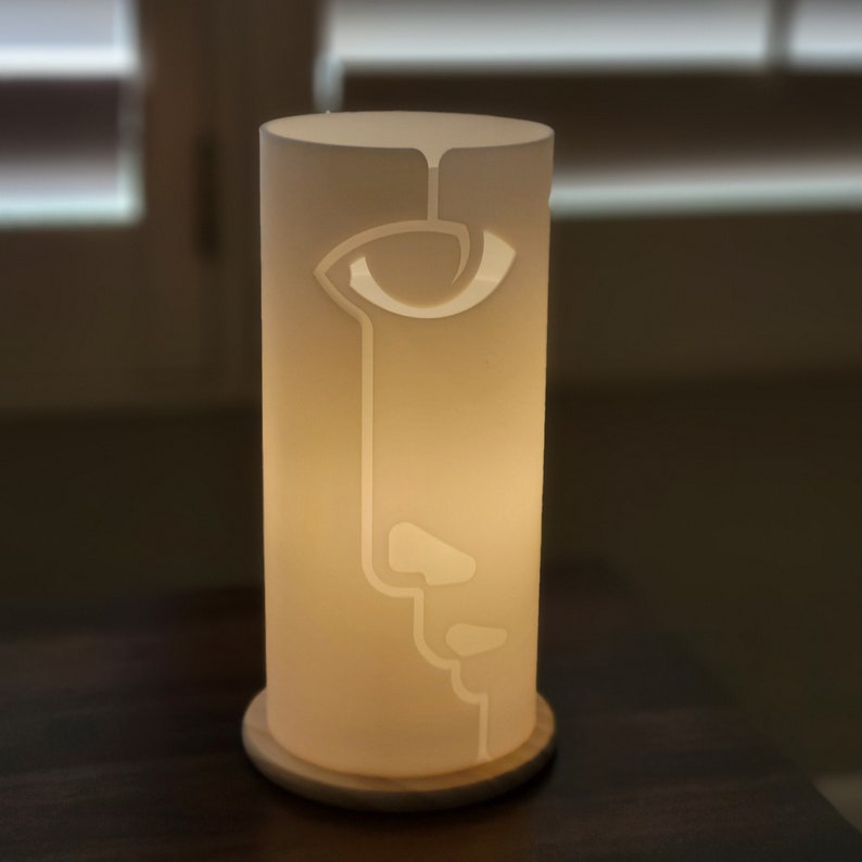 Minimalist Abstract Desk Lamp – Modern Decorative Lamps for Home Decor