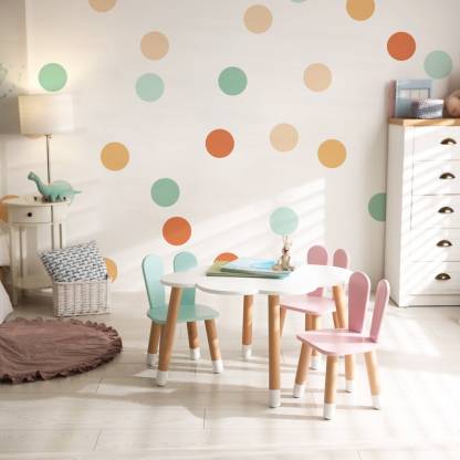 Rainbow Square Wall Stickers, Colorful Squares, Peel-and-Apply Decoration