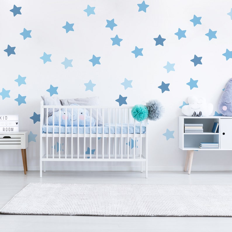 Rainbow Square Wall Stickers, Colorful Squares, Peel-and-Apply Decoration