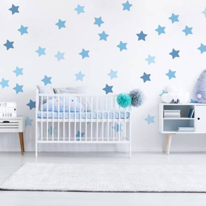 Rainbow Square Wall Stickers, Colorful Squares, Peel-and-Apply Decoration