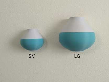 Minimalist Wall Vase for Dried or Faux Flower Decor