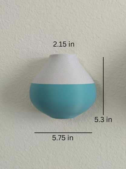 Minimalist Wall Vase for Dried or Faux Flower Decor