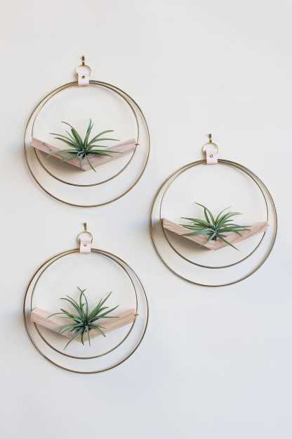 Large Hanging Planter Set (3) - Modern Wall Decor, Home Decor, Wall Mounted Plant Holder, Wall Mounted Planter, Hanging Planter