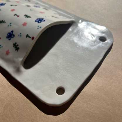 Handmade Porcelain Wall Pocket Vase