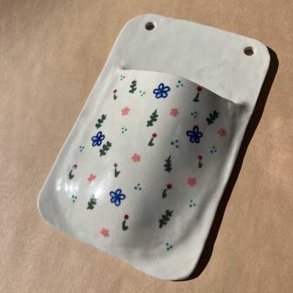 Handmade Porcelain Wall Pocket Vase