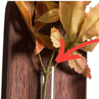 Rustic Wall Mounted Wooden Vase Hanging Planter