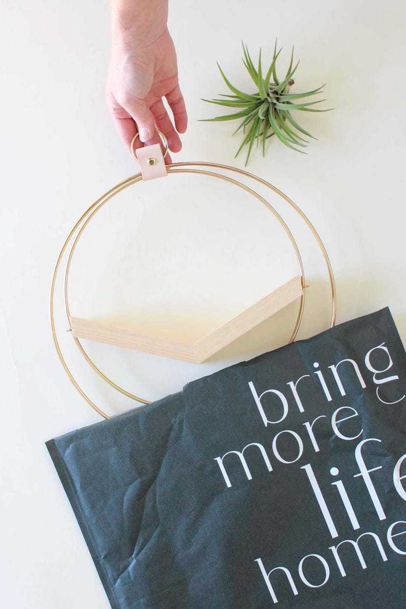 Large Hanging Planter Set (3) - Modern Wall Decor, Home Decor, Wall Mounted Plant Holder, Wall Mounted Planter, Hanging Planter