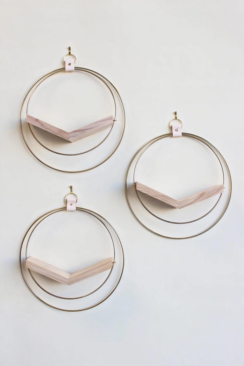 Large Hanging Planter Set (3) - Modern Wall Decor, Home Decor, Wall Mounted Plant Holder, Wall Mounted Planter, Hanging Planter