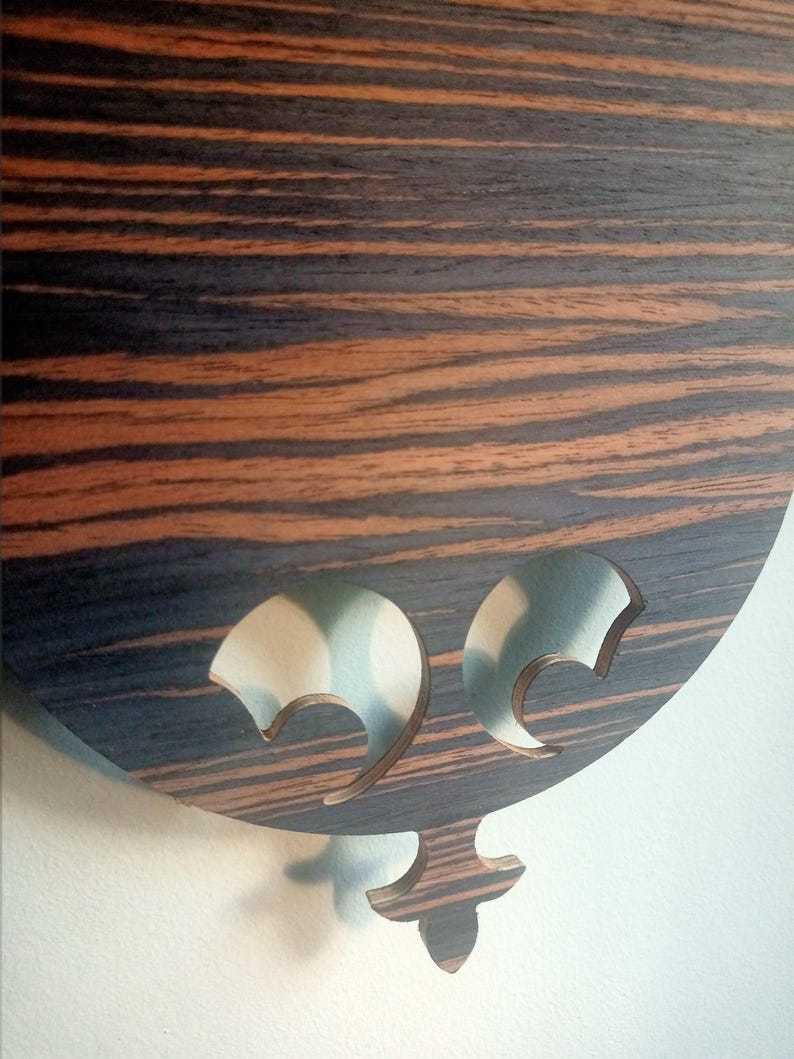 Modern Farmhouse Wall Decor, Vertical Hanging Wandvase Ebony Wood Bud Vase Wall Art, New Home Homeowner Gift, Wooden Cozy Rustic Decorations