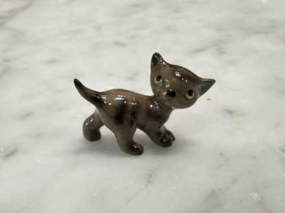 Miniature Cat and Kitten Figurines  Ceramic Animals