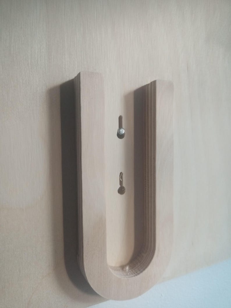 Modern Farmhouse Wall Decor, Vertical Hanging Wandvase Ebony Wood Bud Vase Wall Art, New Home Homeowner Gift, Wooden Cozy Rustic Decorations