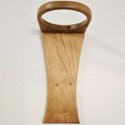 Minimalist Cherry Wood Wall Hanging Vase