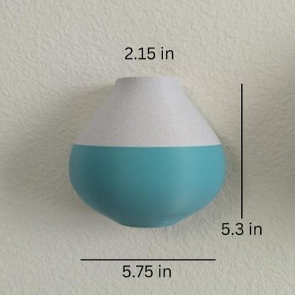 Minimalist Wall Vase for Dried or Faux Flower Decor