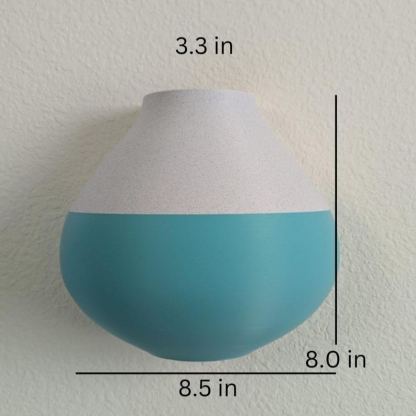 Minimalist Wall Vase for Dried or Faux Flower Decor