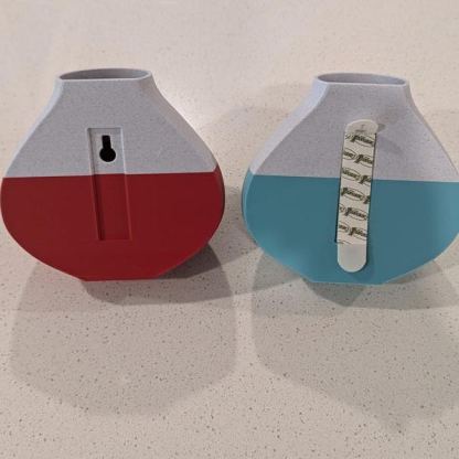 Minimalist Wall Vase for Dried or Faux Flower Decor