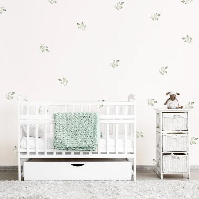 Plant-themed wall sticker, removable plant leaf sticker