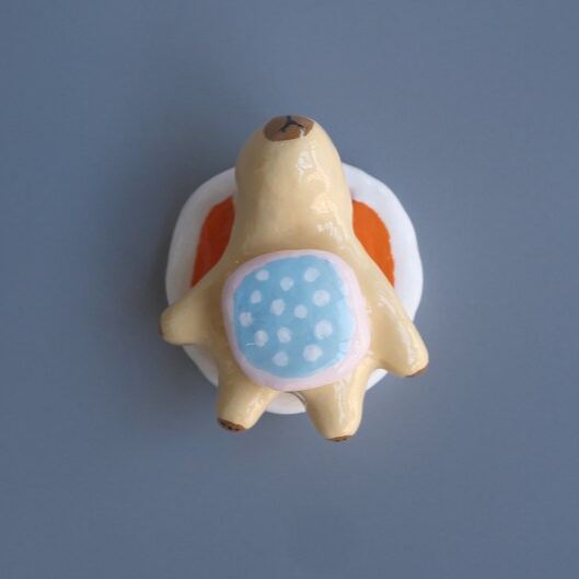 Clay Capybara Figurine Desk Decor