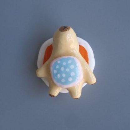 Clay Capybara Figurine Desk Decor