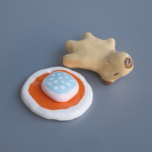 Clay Capybara Figurine Desk Decor