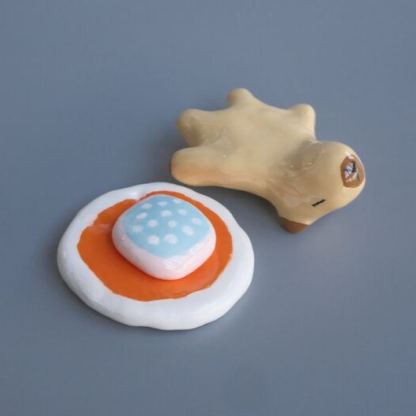 Clay Capybara Figurine Desk Decor