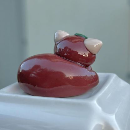 Red Panda Desk Figurine Clay Collectible Sculpture