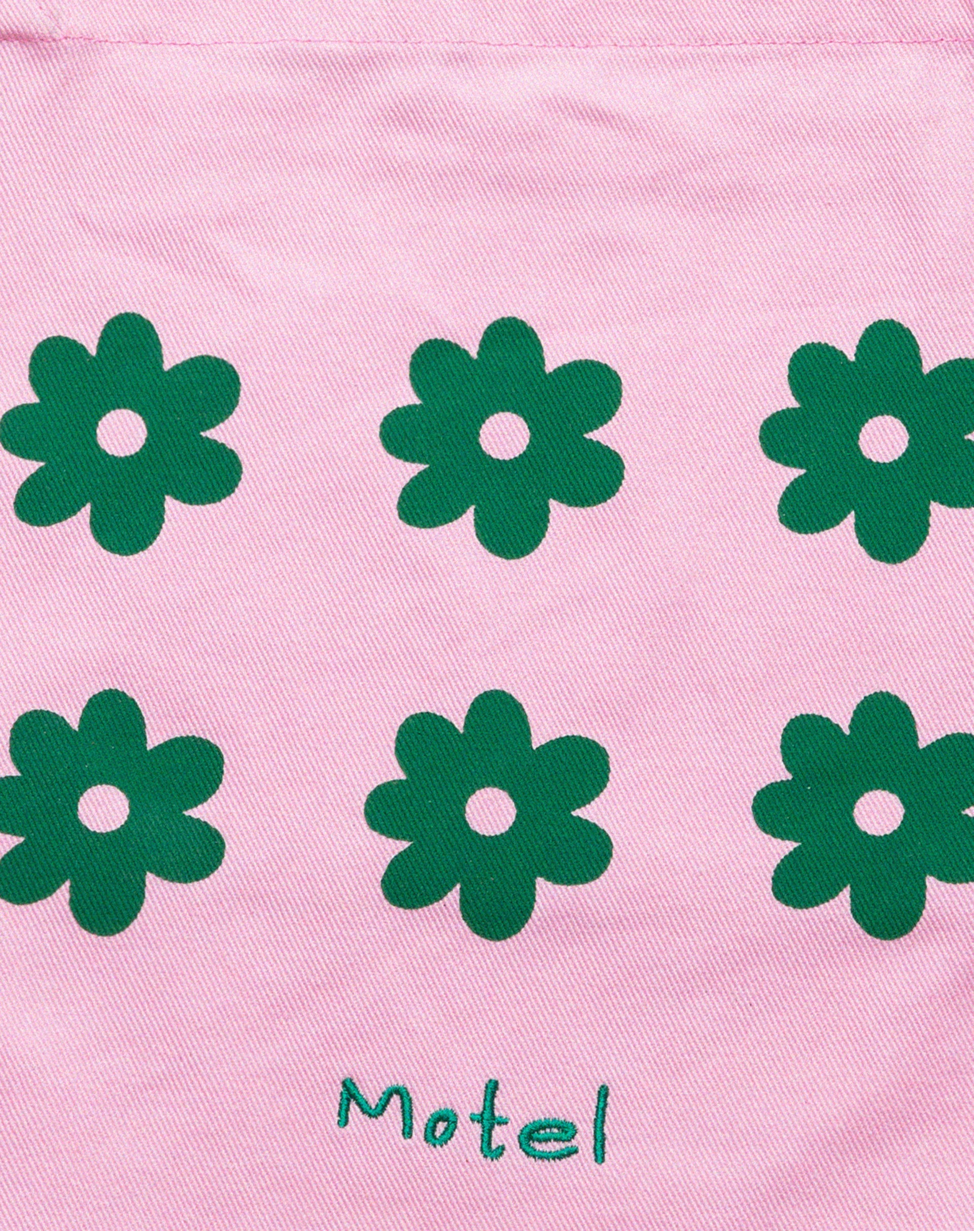 Barbs Tote Bag in Pink Motel Floral-Nico Sky