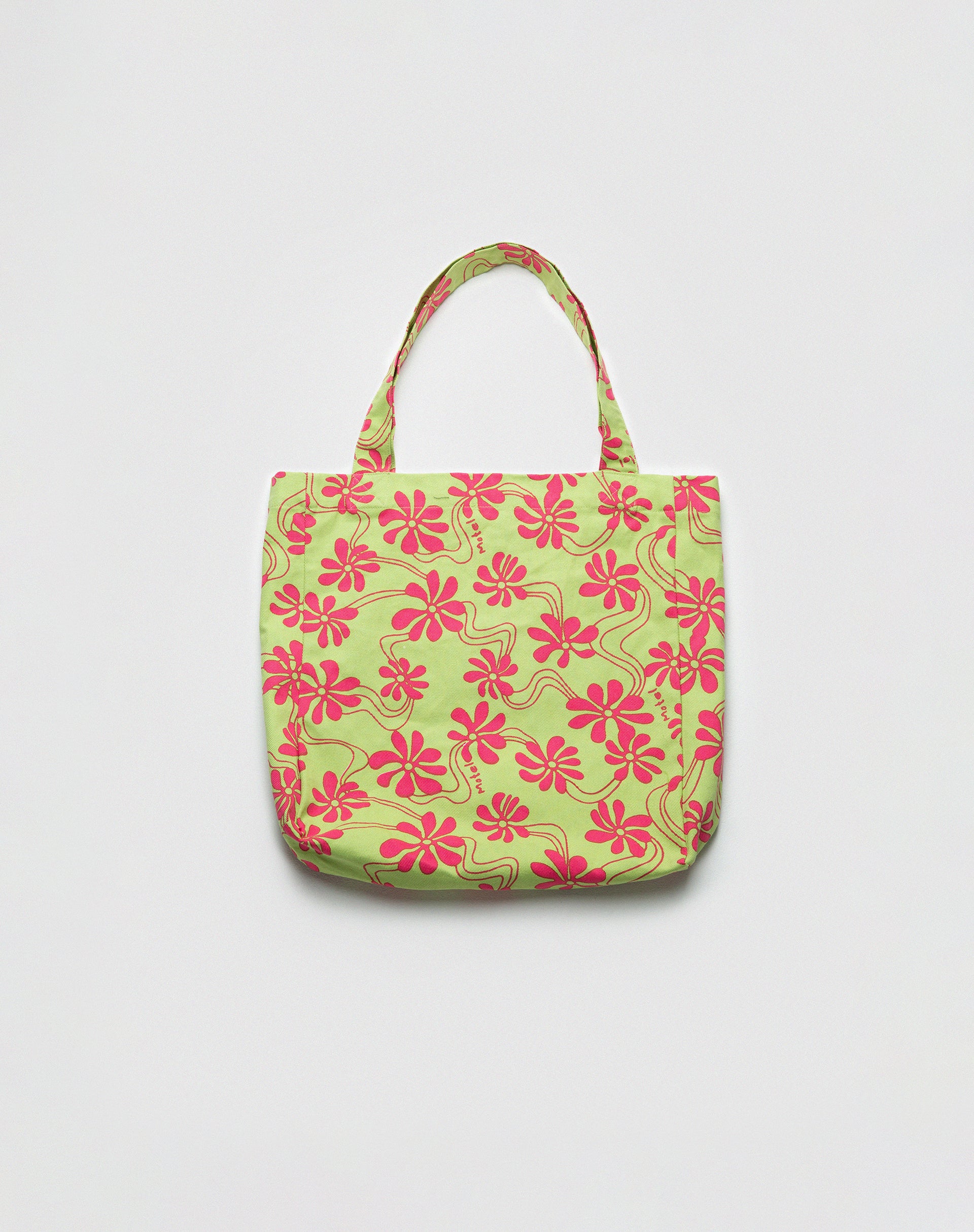 MOTEL X BARBARA Barbs Tote Bag in Green Beachy Floral-Nico Sky